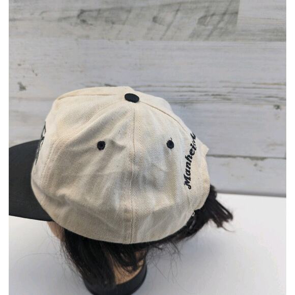 MAFS Manheim Auctions Vintage White and Black Hat Snapback Hat‎ - Picture 3 of 13